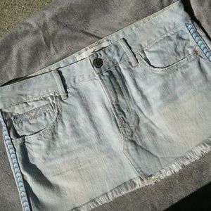 Hollister Mini Jean Skirt